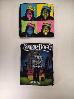Snoop Dogg Joe Cool & Notorious B.I.G. T-Shirts Size Med (Tub 7 $739 July TB2)